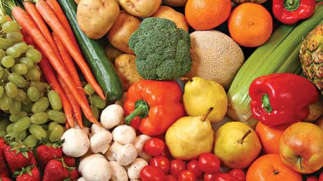Healthy collection of colorful vegetables