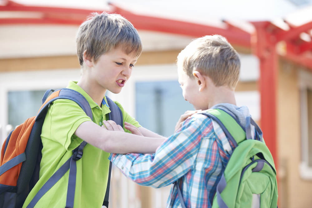 Child bullying another child