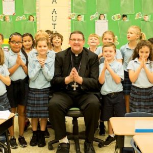 Students at St. Cecelia Interparochial Catholic School