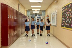 Students at St. Cecelia Interparochial Catholic School