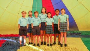Students at St. Cecelia Interparochial Catholic School