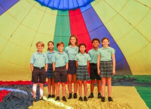 Students at St. Cecelia Interparochial Catholic School
